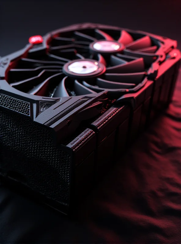 High-quality render of the AMD Radeon RX 9070 XT graphics card showcasing its design and cooling system.