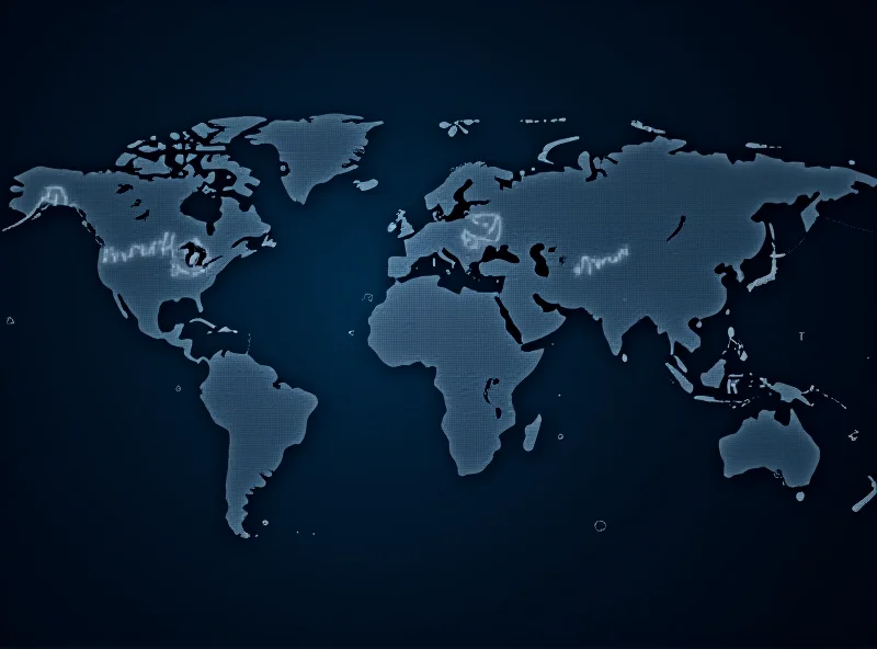 Conceptual image of a world map made of stock charts and graphs.