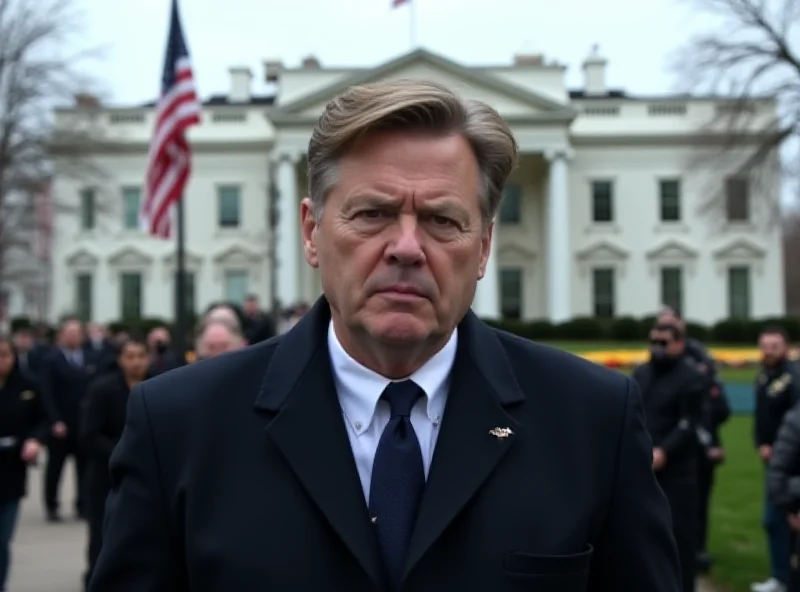 Volodymyr Zelensky leaving the White House