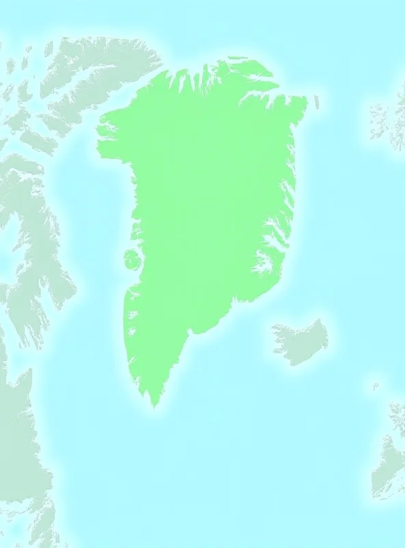 A map highlighting Greenland's location.
