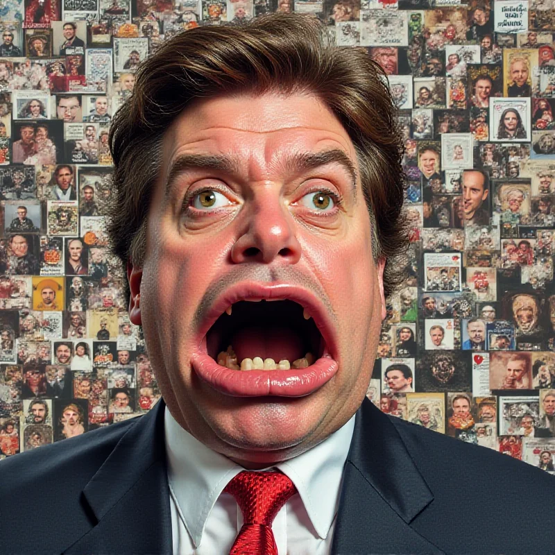 JD Vance distorted face meme