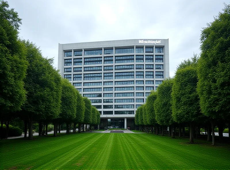 The World Health Organization (WHO) headquarters building in Geneva, Switzerland.