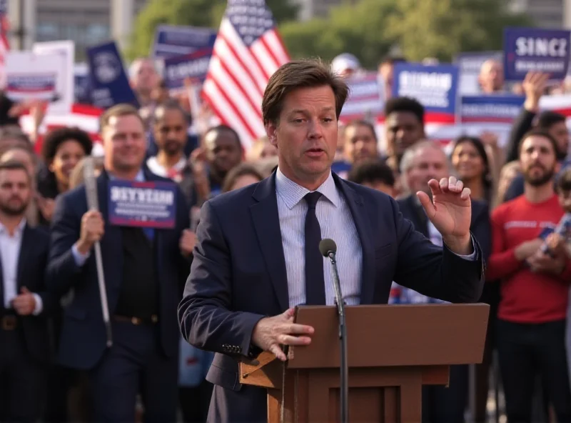 J.D. Vance speaking at a rally