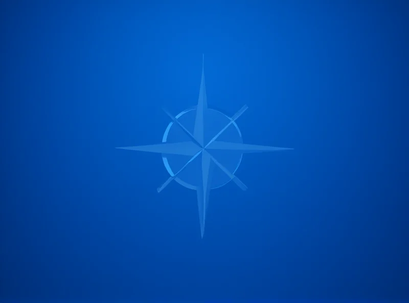 The NATO logo against a blue background.