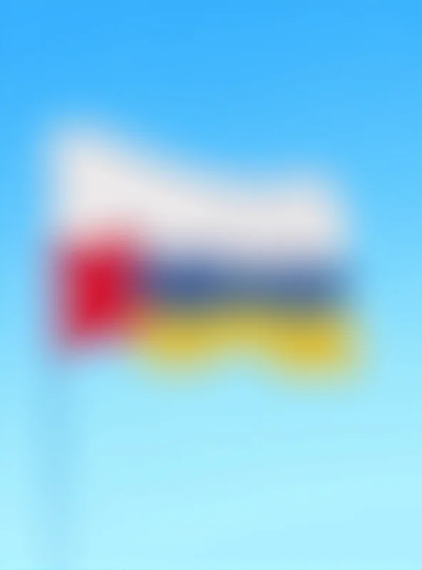 Illustration of the Czech flag waving in support of Ukraine.
