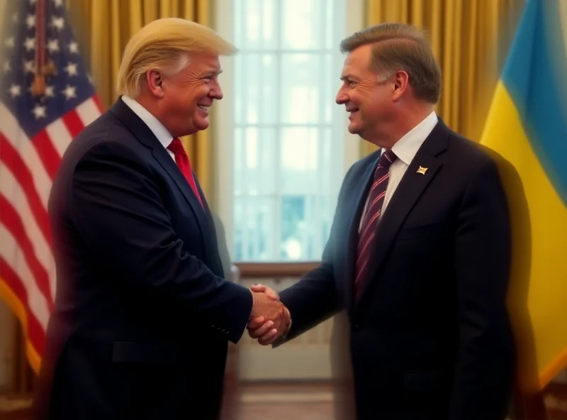 President Trump and President Zelenskyy meeting in the Oval Office.