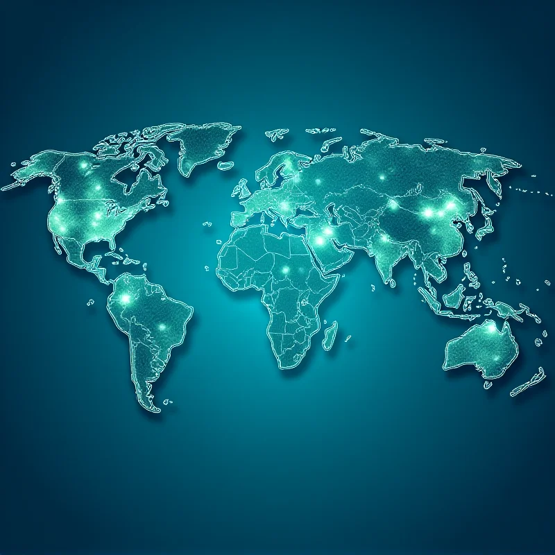 Digital illustration of a world map with interconnected lines representing global alliances and shifting political landscapes.