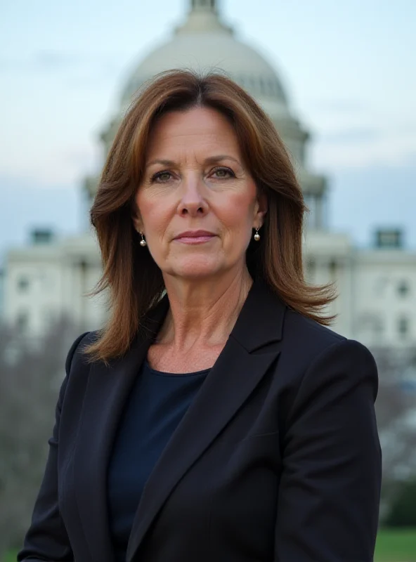 Lisa Murkowski speaking at a press conference, expressing her concerns about Trump's foreign policy.