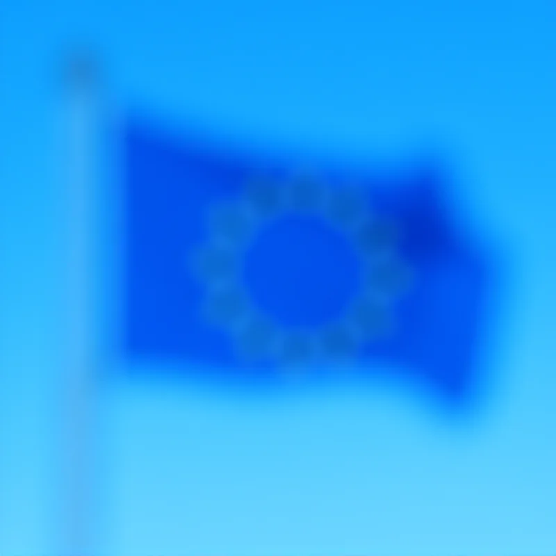 Image of the EU flag waving