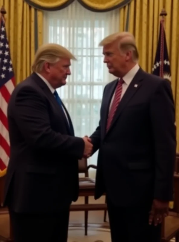 Keir Starmer shaking hands with Donald Trump at the White House