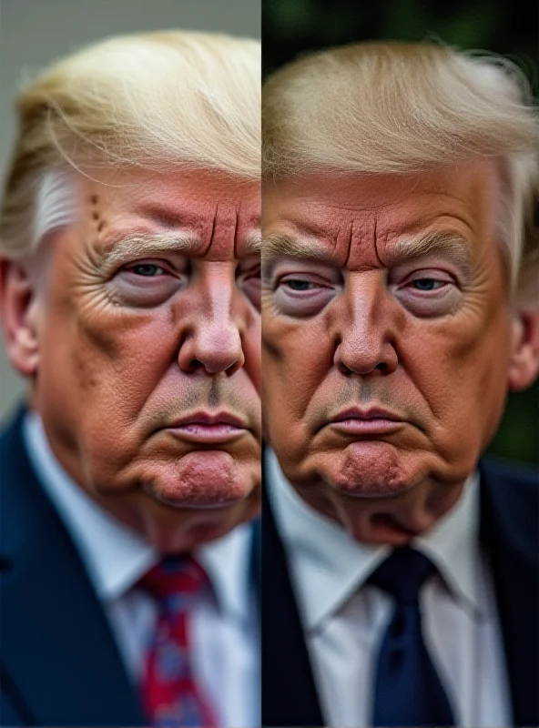A split image representing Donald Trump and Volodymyr Zelenskyy, symbolizing the complex relationship between the two leaders and their countries