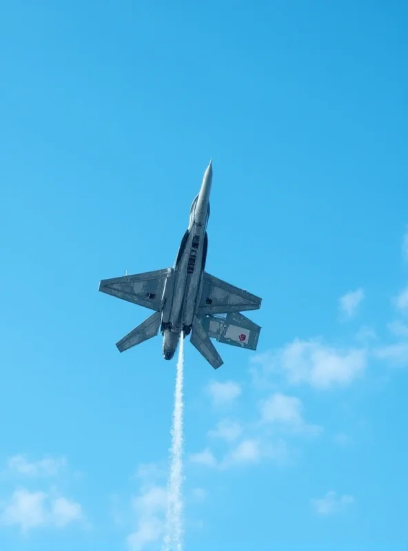 South Korean fighter jet in flight.