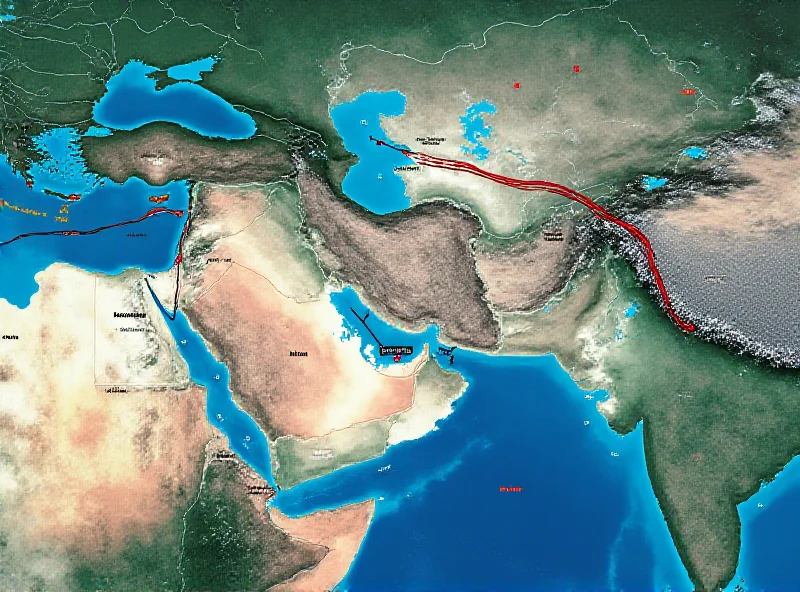 Map of the Caspian region with highlighted transport routes.