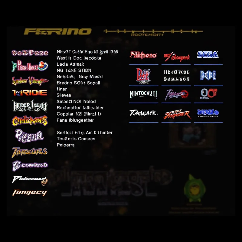 Screenshot of the Batocera OS interface, displaying a selection of retro game titles and console emulators.