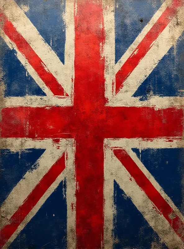 Abstract illustration of the Union Jack partially obscured by foreign flags, symbolizing foreign ownership of British assets.