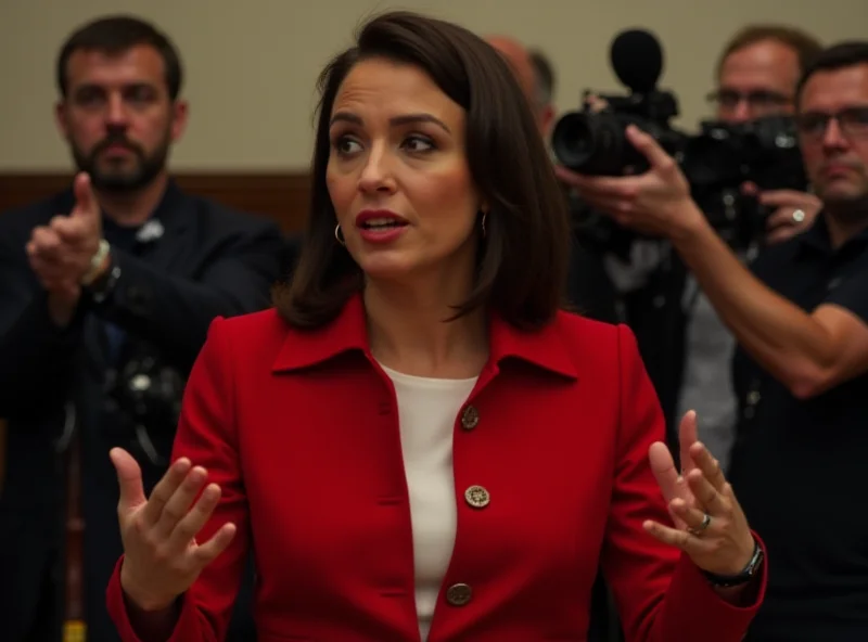 Image of Alexandria Ocasio-Cortez speaking