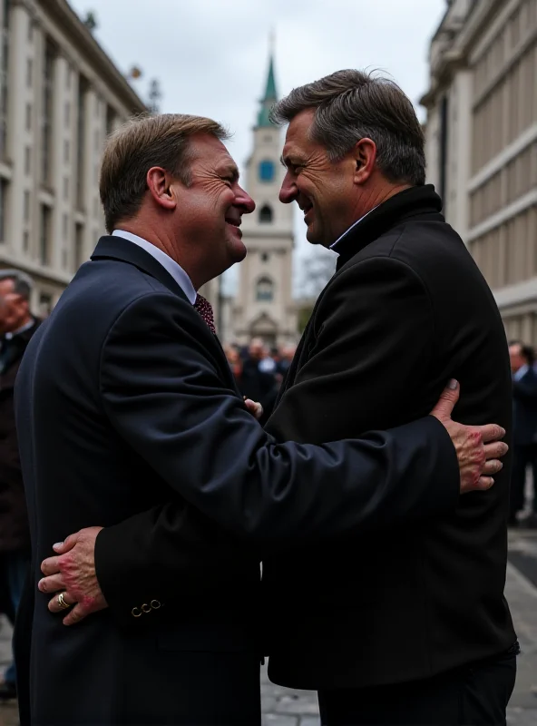 Keir Starmer and Volodymyr Zelensky shaking hands