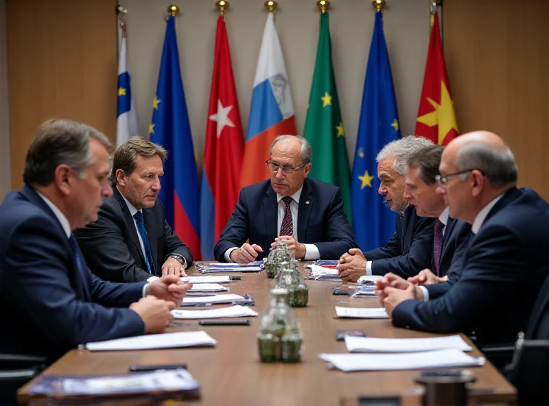 European leaders meeting to discuss support for Ukraine.