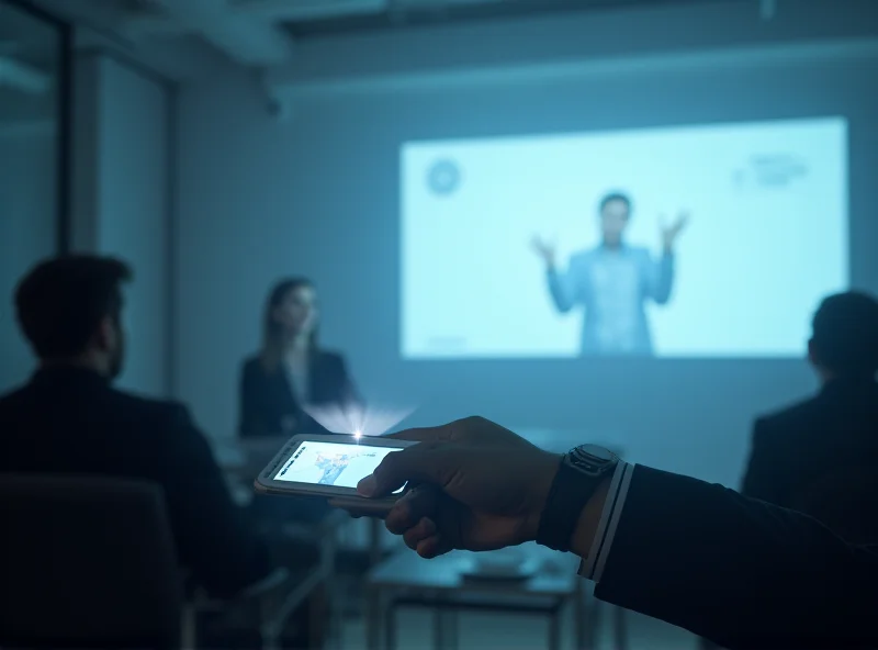 A rugged Ulefone smartphone projecting an image onto a wall in a dimly lit room.