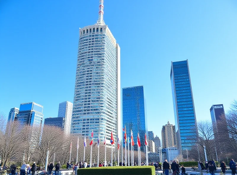The UN headquarters in New York City