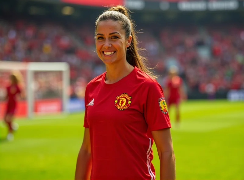 Geyse in Manchester United kit on the field during a game