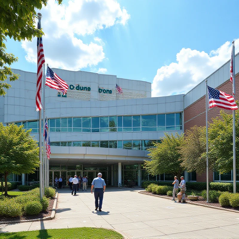 Image of a US Veterans Affairs hospital exterior