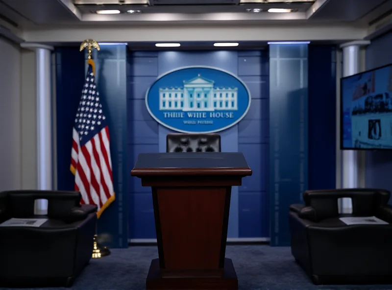 Image of White House press briefing room