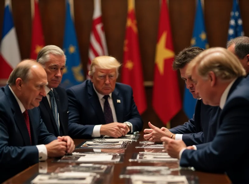 Discussion between world leaders