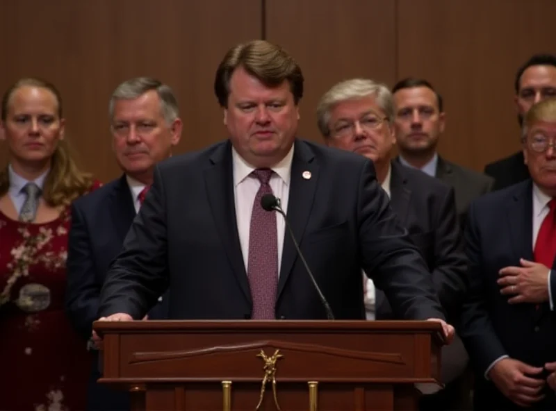 JD Vance speaking at the National Catholic Prayer Breakfast.
