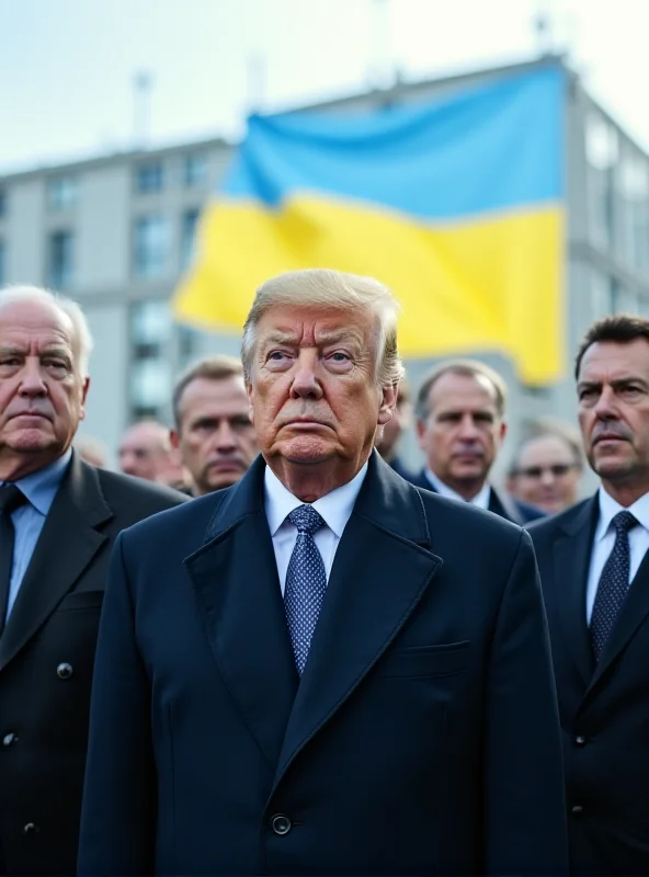 A group of world leaders standing together in Kiev, Ukraine.