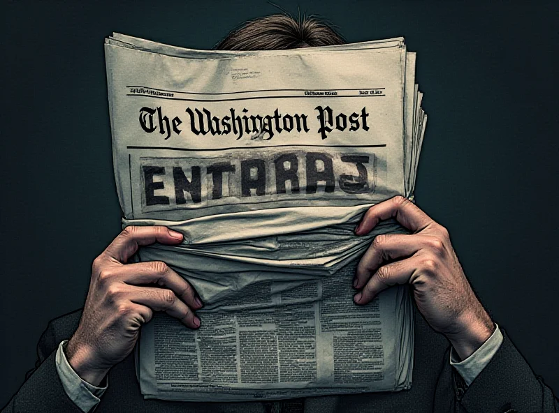 Illustration of a newspaper with a gag over its mouth, symbolizing censorship.