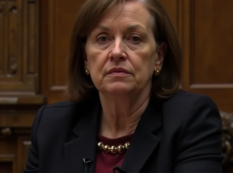 Louise Beardmore testifying before MPs