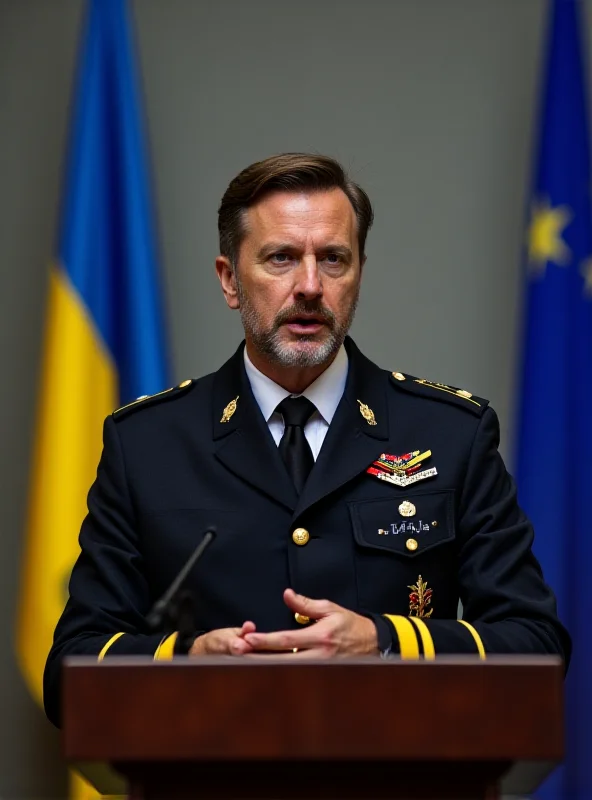 Volodymyr Zelensky addressing European leaders