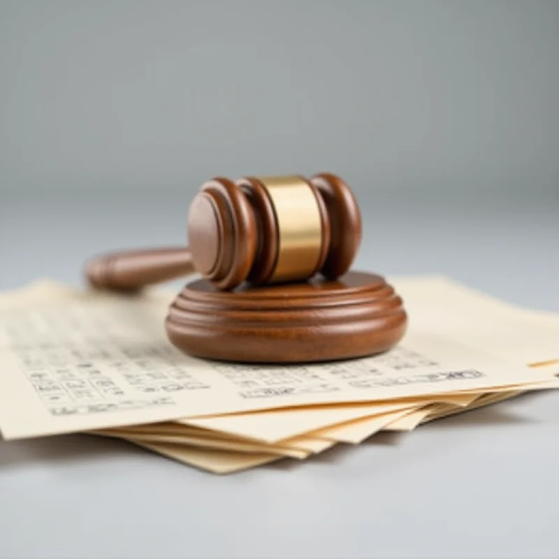 A gavel resting on a stack of legal documents, symbolizing the legal processes discussed in the article.