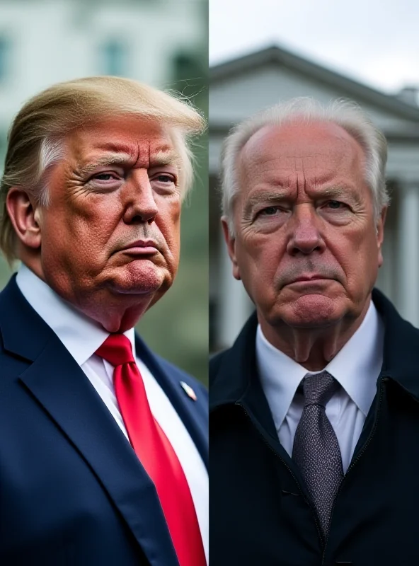 A split image showing Donald Trump on the left and Steve Bannon on the right, both with serious expressions.
