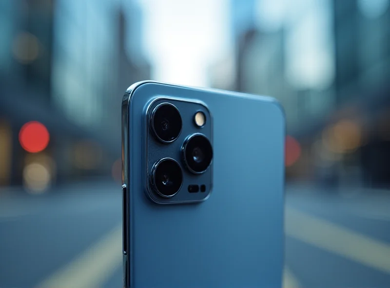 A close-up shot of the Xiaomi 15 Ultra's camera system, showcasing the 200-megapixel periscope lens.