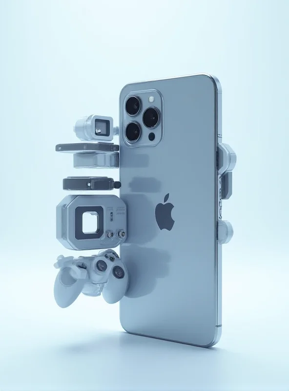 A conceptual image of a modular phone with various components attached, highlighting the flexibility of the design.