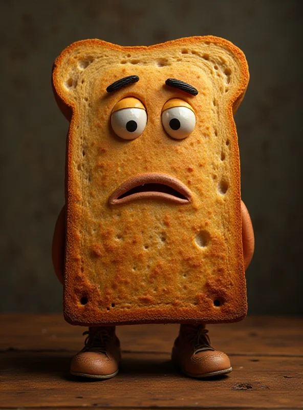 Image of Bernd das Brot, a depressed loaf of bread character.