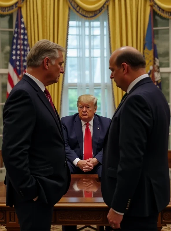 Image of Zelensky and Trump meeting in the Oval Office
