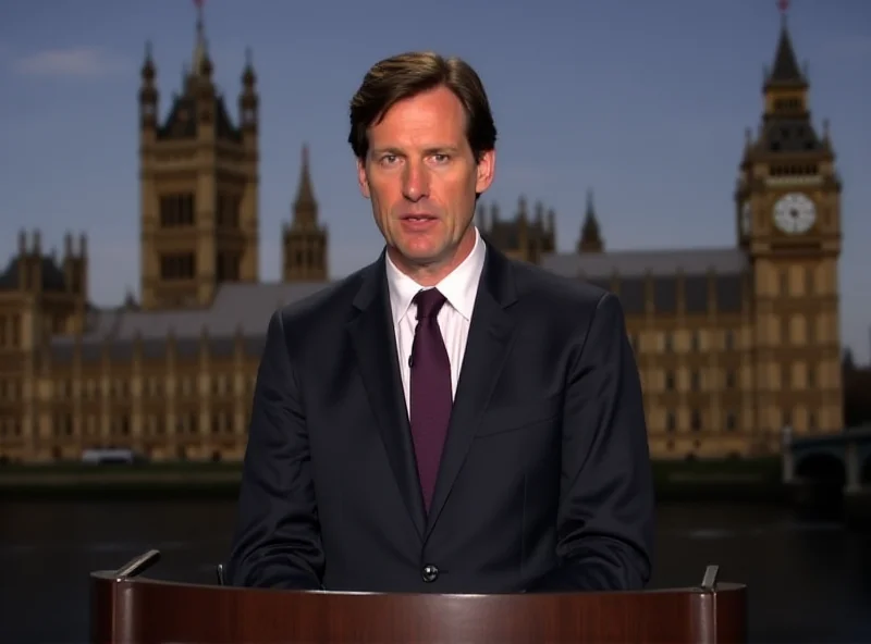 Keir Starmer speaking at a podium